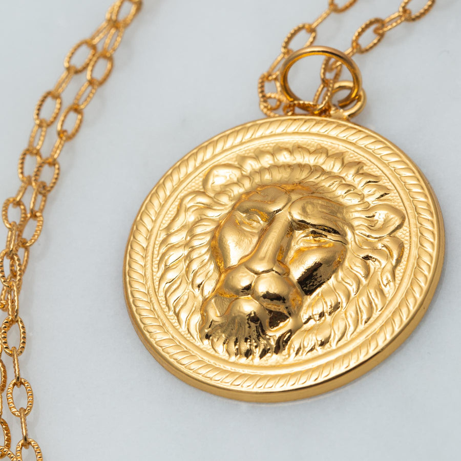 Kalathea Lion Pendant Necklace